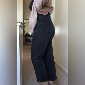 Washed Black Universal Thread Jeans - Straight/Wide Leg
